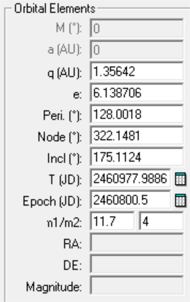 3i atlas orbelems 20250720