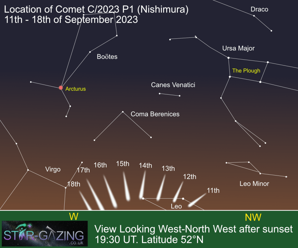 Comet C/2023 P1 (Nishimura). – Star-Gazing