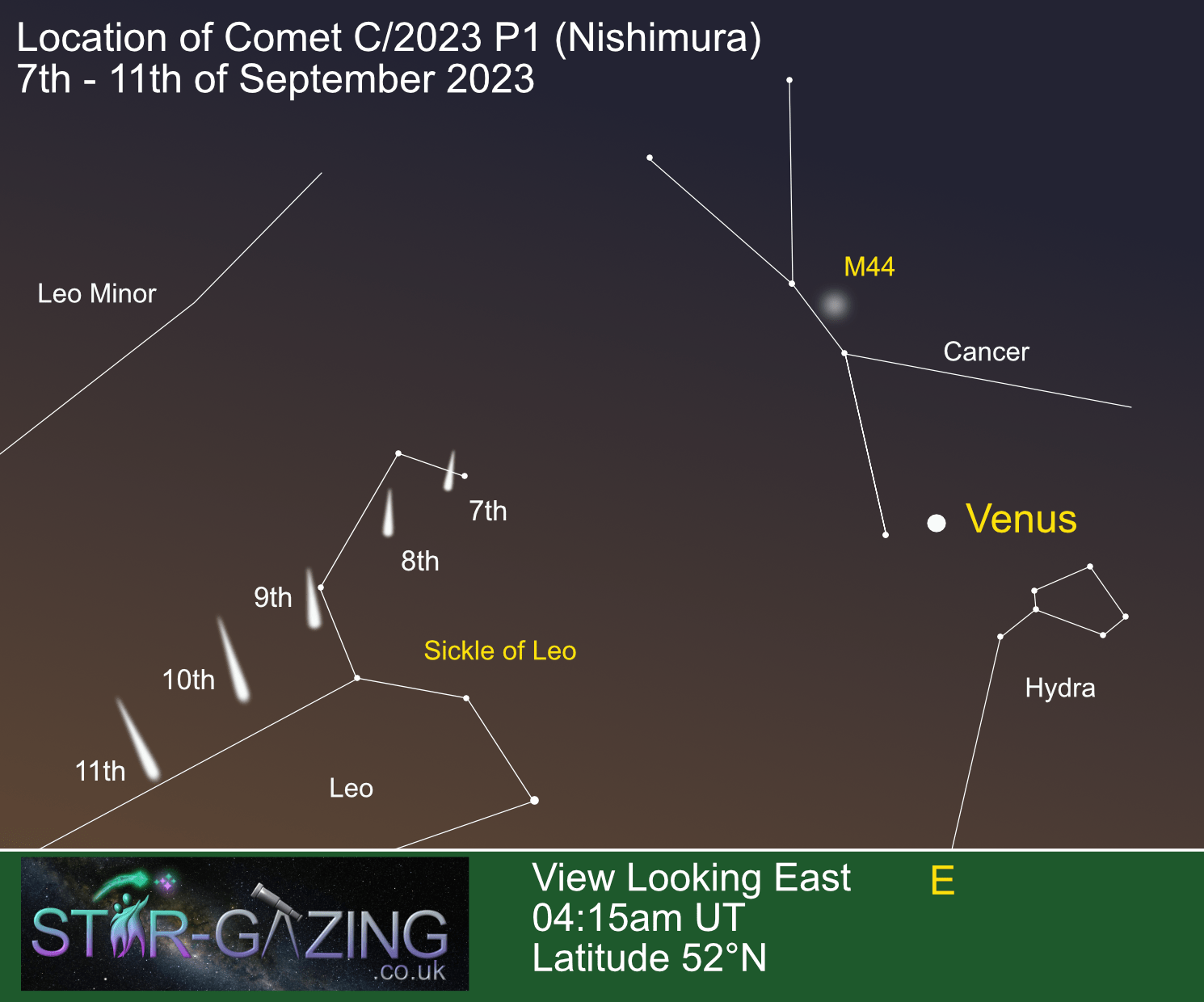 Comet C/2023 P1 (Nishimura). – Star-Gazing