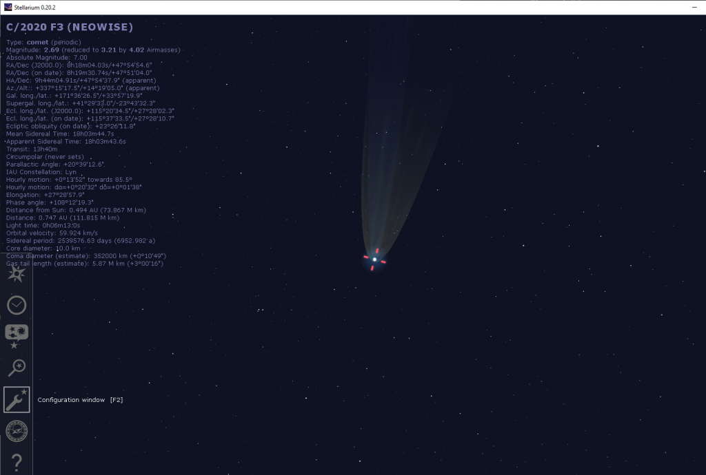 Stellarium-Comet_NEOWISE
